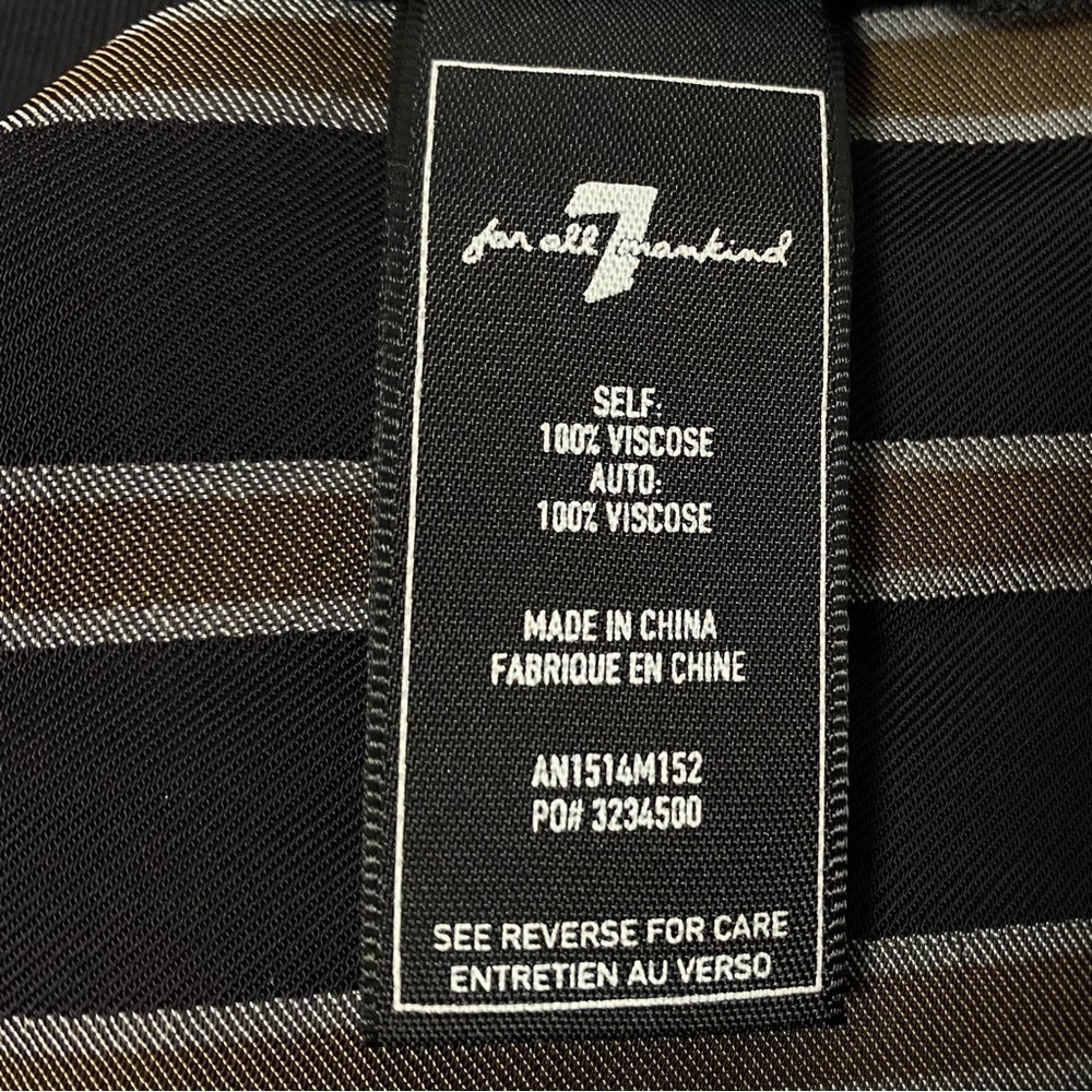 7 For All Mankind Striped Shirt Dress - Picture 12 of 16